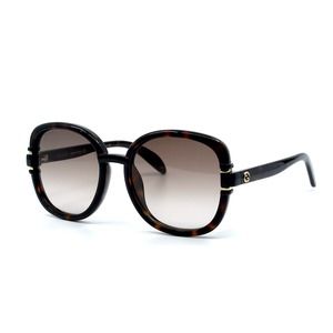 GUCCI GG1068SA 002 HAVANA BROWN OVERSIZED AUTHENTIC SUNGLASSES